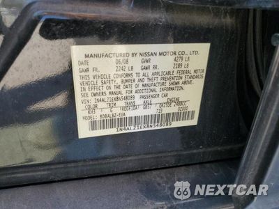 Zdjęcie 12 z 12 samochodu: 2008 NISSAN ALTIMA 2.5 VIN:1N4AL21EX8N548089 - miniatura