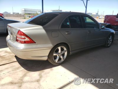 Trzecie zdjęcie samochodu z tyłu: 2006 MERCEDES-BENZ C 230 VIN:WDBRF52H96F774872 - miniatura