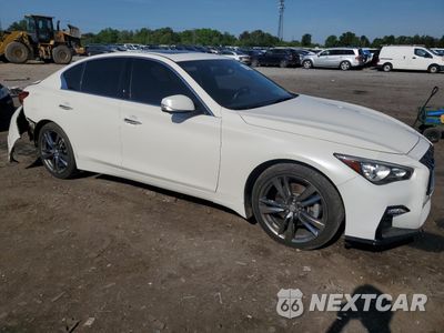 Czwarte zdjęcie samochodu z boku: 2021 INFINITI Q50 SENSORY VIN:JN1EV7CR1MM754603 - miniatura