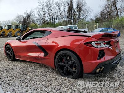 Drugie zdjęcie samochodu z przodu: 2021 CHEVROLET CORVETTE STINGRAY 3LT VIN:1G1YC2D42M5109127 - miniatura