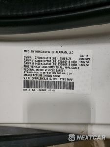 Zdjęcie 13 z 16 samochodu: 2018 HONDA ODYSSEY EXL VIN:5FNRL6H76JB107169 - miniatura