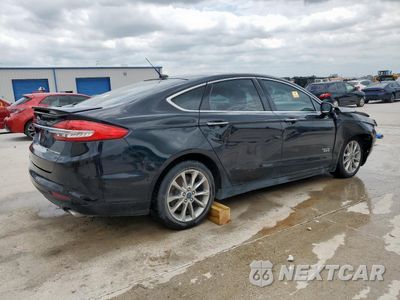 Trzecie zdjęcie samochodu z tyłu: 2017 FORD FUSION TITANIUM PHEV VIN:3FA6P0SU8HR238959 - miniatura