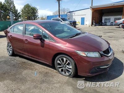 Czwarte zdjęcie samochodu z boku: 2013 HONDA CIVIC EX VIN:19XFB2F87DE069052 - miniatura