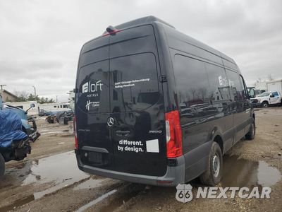 Trzecie zdjęcie samochodu z tyłu: 2019 MERCEDES-BENZ SPRINTER 2500/3500 VIN:WDZPF1CD1KT010216 - miniatura