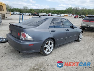 Trzecie zdjęcie samochodu z tyłu: 2001 LEXUS IS 300 VIN:JTHBD182910027240 - miniatura