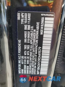 Zdjęcie 14 z 14 samochodu: 2024 PORSCHE CAYENNE COUPE VIN:WP1BA2AY2RDA49579 - miniatura