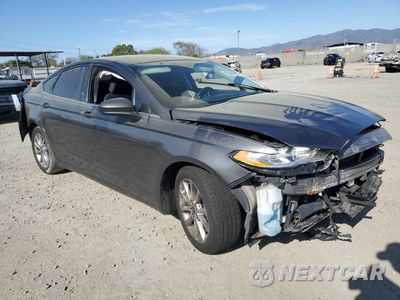 Czwarte zdjęcie samochodu z boku: 2017 FORD FUSION SE VIN:3FA6P0HDXHR412845 - miniatura