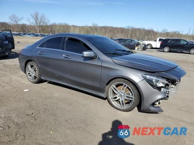 Czwarte zdjęcie samochodu z boku: 2018 MERCEDES-BENZ CLA 250 4MATIC VIN:WDDSJ4GB6JN569790 - miniatura
