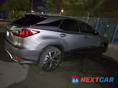 Trzecie zdjęcie samochodu z tyłu: 2021 LEXUS RX 450H VIN:2T2HGMDA8MC069454 - miniatura