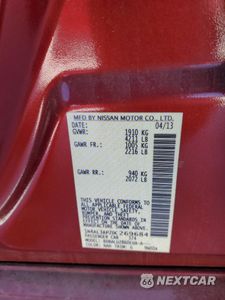 Zdjęcie 14 z 14 samochodu: 2013 NISSAN ALTIMA 2.5 VIN:1N4AL3AP2DC269684 - miniatura