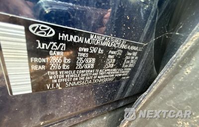 Zdjęcie 10 z 11 samochodu: 2022 HYUNDAI SANTA FE SEL VIN:5NMS6DAJXNH380607 - miniatura