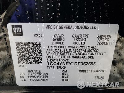 Zdjęcie 13 z 13 samochodu: 2024 CHEVROLET SILVERADO K2500 HEAVY DUTY LT VIN:1GC4YNEY1RF357655 - miniatura