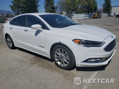 Czwarte zdjęcie samochodu z boku: 2017 FORD FUSION SE HYBRID VIN:3FA6P0LU9HR409166 - miniatura