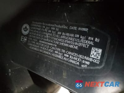 Zdjęcie 9 z 10 samochodu: 2022 CAN-AM SPYDER ROADSTER RT VIN:2BXNBDD22NV001710 - miniatura