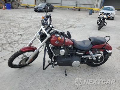 Trzecie zdjęcie samochodu z tyłu: 2017 HARLEY-DAVIDSON FXDWG DYNA WIDE GLIDE VIN:1HD1GPM17HC308464 - miniatura