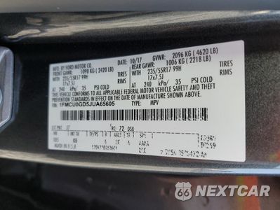 Zdjęcie 15 z 15 samochodu: 2018 FORD ESCAPE SE VIN:1FMCU0GD5JUA65605 - miniatura