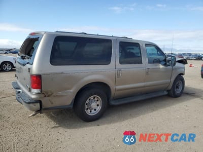 Trzecie zdjęcie samochodu z tyłu: 2000 FORD EXCURSION XLT VIN:1FMNU40L3YEC37832 - miniatura