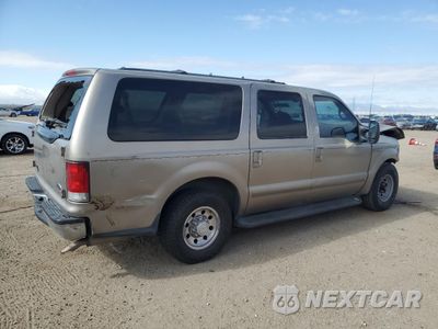 Trzecie zdjęcie samochodu z tyłu: 2000 FORD EXCURSION XLT VIN:1FMNU40L3YEC37832 - miniatura