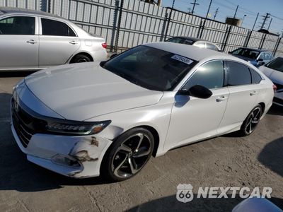 2021 HONDA ACCORD SPORT SE 1HGCV1F49MA112392 - główne zdjęcie licytacji z USA - miniatura