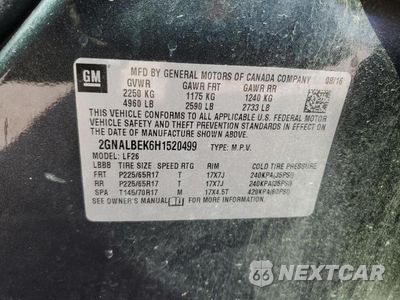 Zdjęcie 13 z 13 samochodu: 2017 CHEVROLET EQUINOX LS VIN:2GNALBEK6H1520499 - miniatura