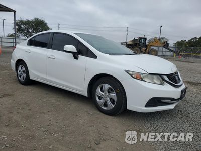 Czwarte zdjęcie samochodu z boku: 2013 HONDA CIVIC HF VIN:2HGFB2F63DH538349 - miniatura