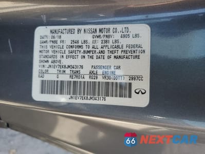 Zdjęcie 12 z 12 samochodu: 2018 INFINITI Q60 LUXE 300 VIN:JN1EV7EK8JM343176 - miniatura