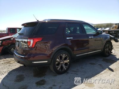Trzecie zdjęcie samochodu z tyłu: 2019 FORD EXPLORER LIMITED VIN:1FM5K7FHXKGA77289 - miniatura