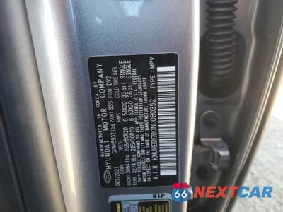 Zdjęcie 14 z 15 samochodu: 2022 GENESIS GV80 BASE VIN:KMUHBDSB0NU080352 - miniatura