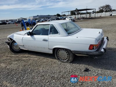 Drugie zdjęcie samochodu z przodu: 1989 MERCEDES-BENZ 560 SL VIN:WDBBA48D9KA103806 - miniatura