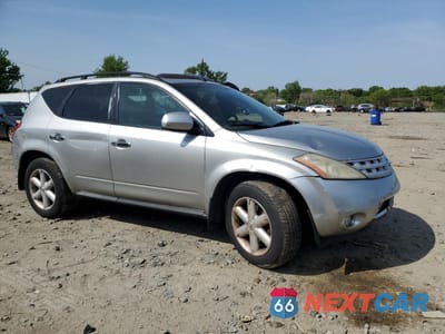 Czwarte zdjęcie samochodu z boku: 2005 NISSAN MURANO SL VIN:JN8AZ08T75W309949 - miniatura