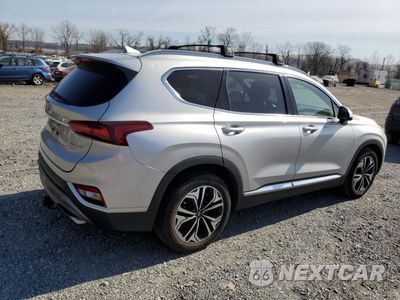 Trzecie zdjęcie samochodu z tyłu: 2019 HYUNDAI SANTA FE LIMITED VIN:5NMS5CAA5KH012571 - miniatura