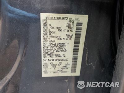 Zdjęcie 13 z 13 samochodu: 2005 NISSAN ARMADA SE VIN:5N1AA08B35N735357 - miniatura