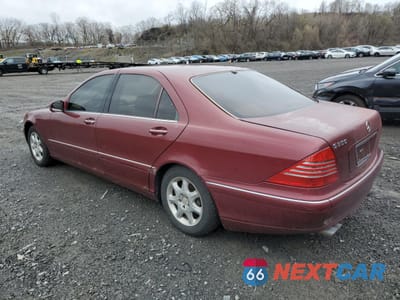 Drugie zdjęcie samochodu z przodu: 2000 MERCEDES-BENZ S 500 VIN:WDBNG75JXYA085803 - miniatura