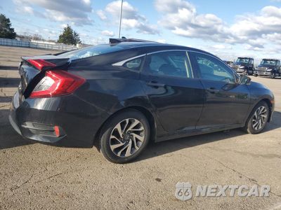 Trzecie zdjęcie samochodu z tyłu: 2018 HONDA CIVIC EX VIN:2HGFC2F71JH575160 - miniatura