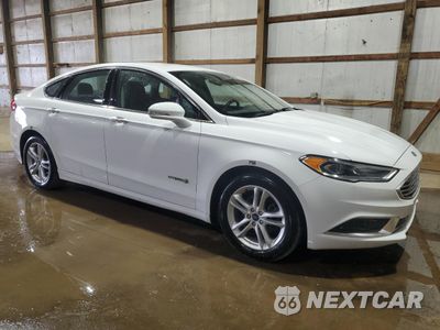 Czwarte zdjęcie samochodu z boku: 2018 FORD FUSION SE HYBRID VIN:3FA6P0LU0JR172010 - miniatura