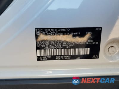 Zdjęcie 14 z 14 samochodu: 2024 TOYOTA BZ4X XLE VIN:JTMAAAAA3RA044550 - miniatura