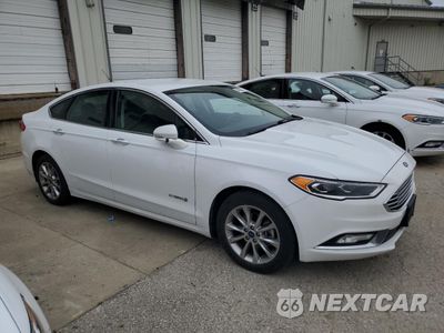 Czwarte zdjęcie samochodu z boku: 2017 FORD FUSION SE HYBRID VIN:3FA6P0LU1HR409663 - miniatura
