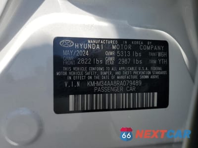 Zdjęcie 14 z 15 samochodu: 2024 HYUNDAI IONIQ 5 SE VIN:KMHM34AA8RA079489 - miniatura