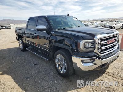 Czwarte zdjęcie samochodu z boku: 2018 GMC SIERRA K1500 SLT VIN:3GTU2NEC4JG287609 - miniatura