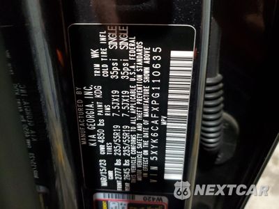 Zdjęcie 15 z 16 samochodu: 2023 KIA SPORTAGE X LINE VIN:5XYK6CAFXPG110635 - miniatura