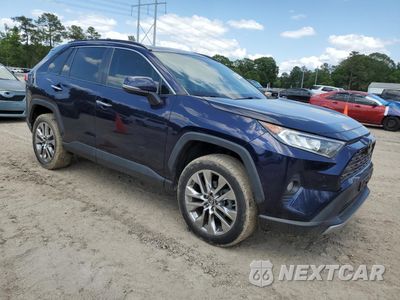Czwarte zdjęcie samochodu z boku: 2019 TOYOTA RAV4 LIMITED VIN:2T3Y1RFV3KW025903 - miniatura