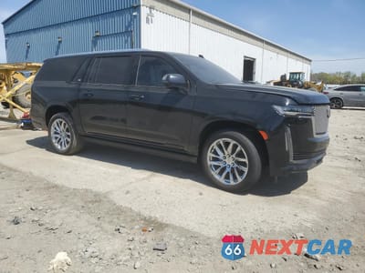 Czwarte zdjęcie samochodu z boku: 2022 CADILLAC ESCALADE ESV PREMIUM LUXURY PLATINUM VIN:1GYS4MKL1NR140583 - miniatura