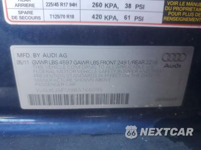 Zdjęcie 14 z 14 samochodu: 2011 AUDI A3 PREMIUM PLUS VIN:WAUKJAFM9BA166095 - miniatura
