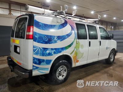 Trzecie zdjęcie samochodu z tyłu: 2014 CHEVROLET EXPRESS G2500 VIN:1GCWGFCA7E1204874 - miniatura