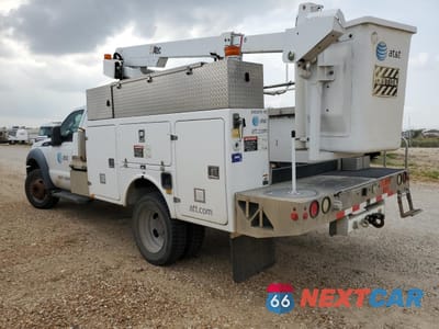 Trzecie zdjęcie samochodu z tyłu: 2012 FORD F450 SUPER DUTY BUCKET TRUCK VIN:1FDUF4GYXCEC78510 - miniatura