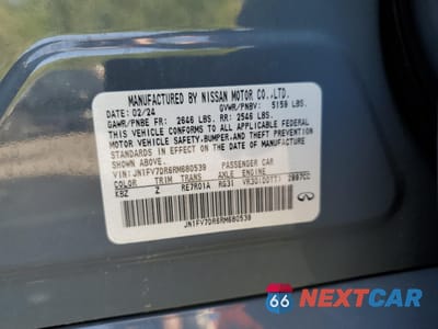 Zdjęcie 12 z 12 samochodu: 2024 INFINITI Q50 RED SPORT 400 VIN:JN1FV7DR6RM680539 - miniatura