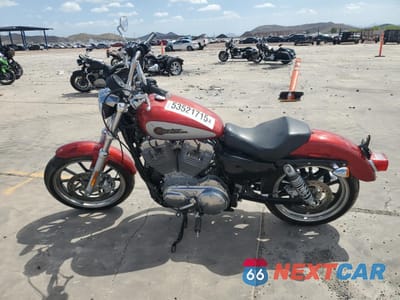 Trzecie zdjęcie samochodu z tyłu: 2019 HARLEY-DAVIDSON XL883 L VIN:1HD4CR215KC401482 - miniatura