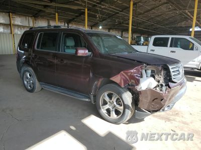 Czwarte zdjęcie samochodu z boku: 2013 HONDA PILOT EX VIN:5FNYF4H44DB054375 - miniatura