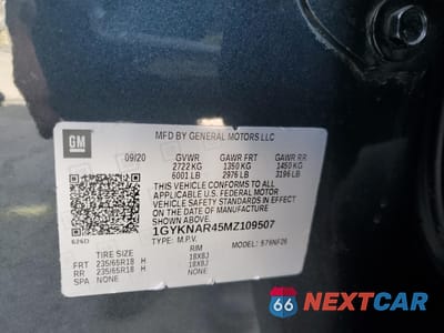 Zdjęcie 13 z 16 samochodu: 2021 CADILLAC XT5 LUXURY VIN:1GYKNAR45MZ109507 - miniatura
