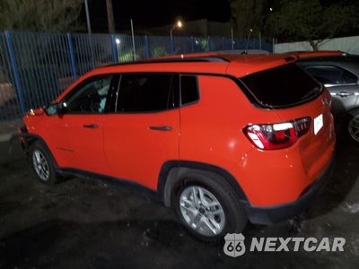 Drugie zdjęcie samochodu z przodu: 2018 JEEP COMPASS SPORT VIN:3C4NJCAB8JT486629 - miniatura